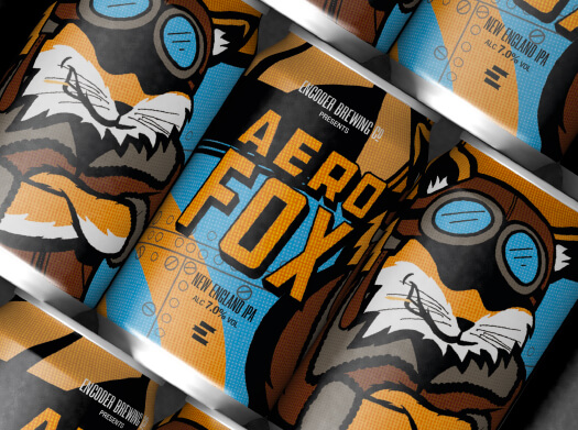 Aero Fox NEIPA cans