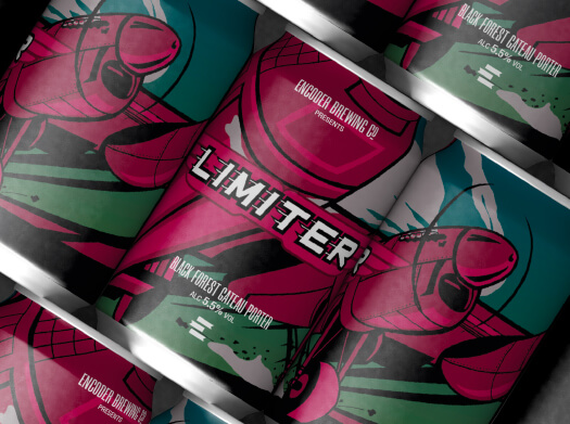 Limiter Black Forest Gateau Porter cans