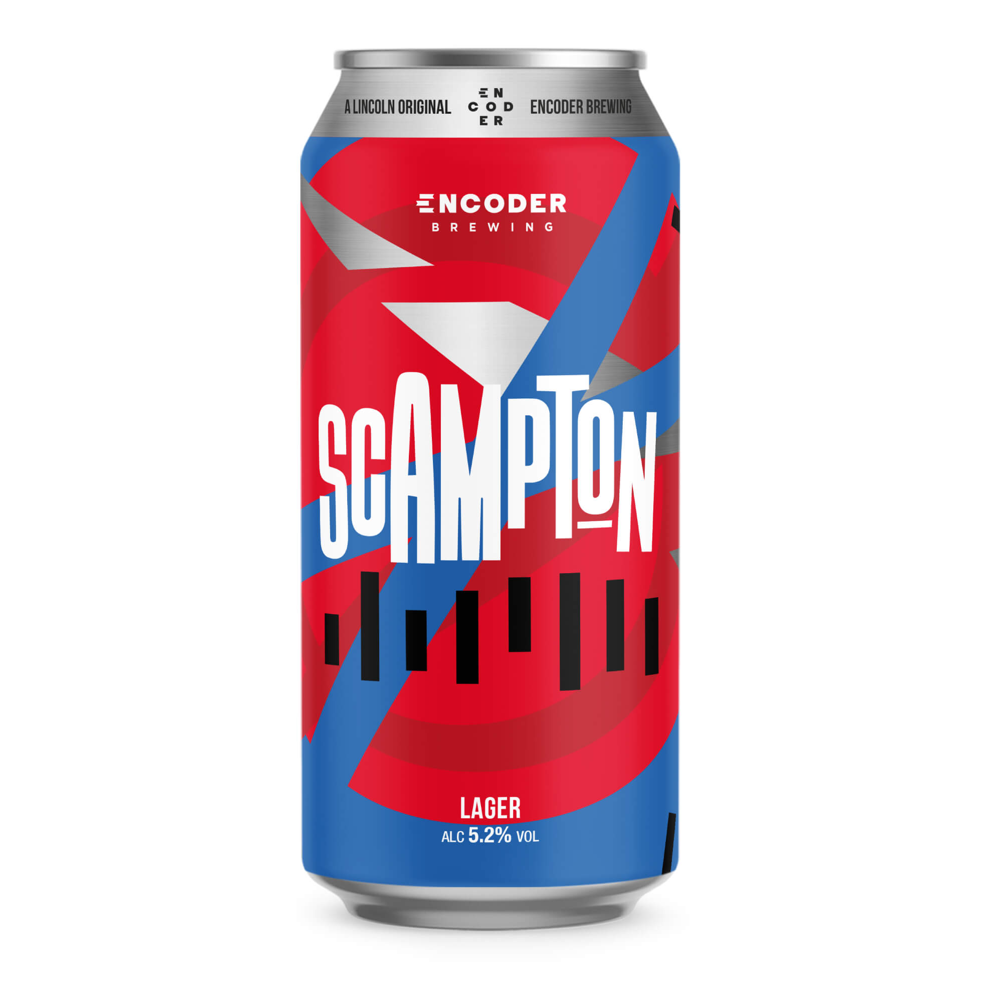 Encoder Brewing Scampton 5.2% Lager 440ml Can